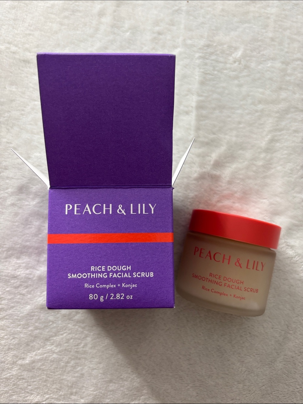 Peach & Lily Rice Dough Smoothing Facial Scrub